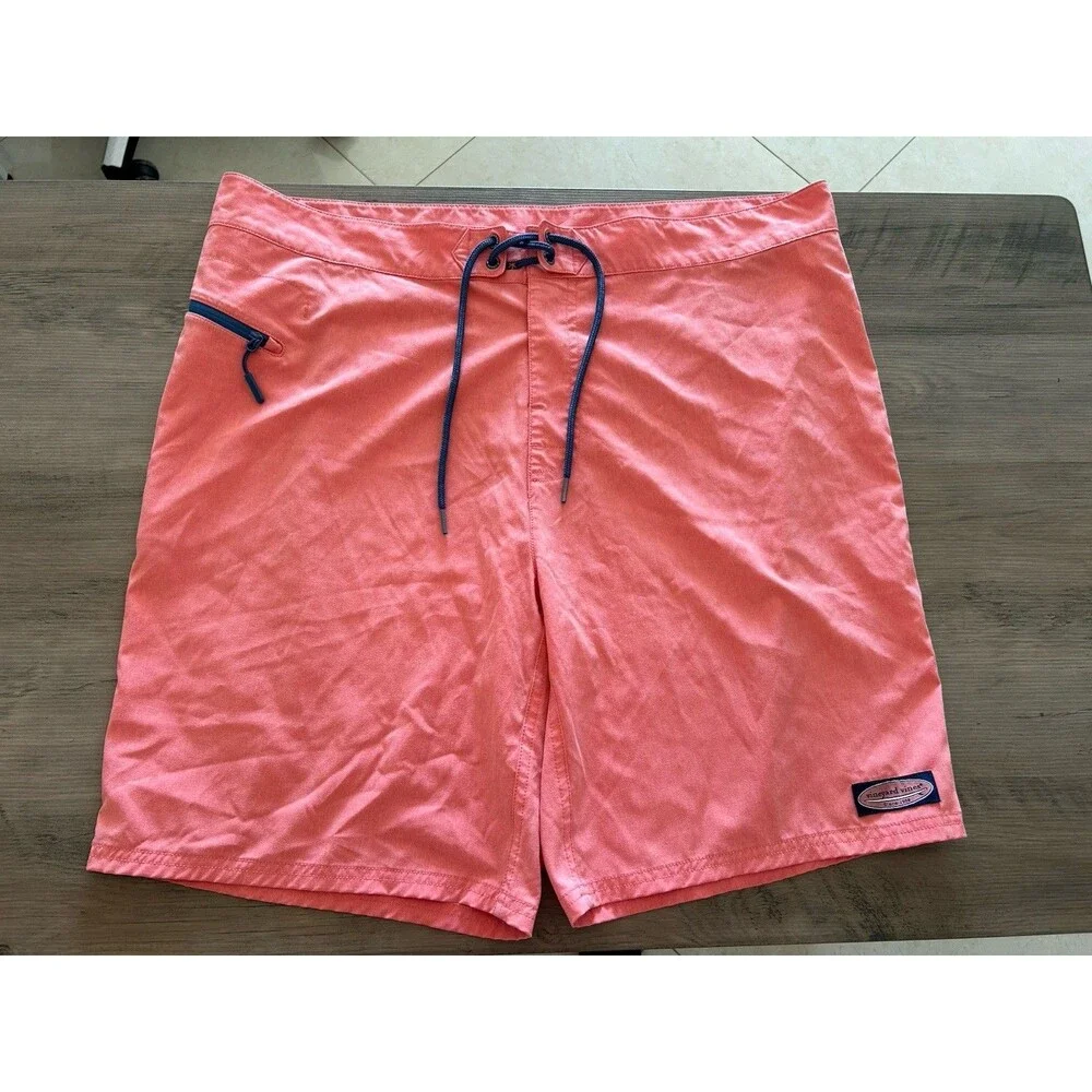 Vineyard Vines Swim trunks board shorts Color pink Size 36